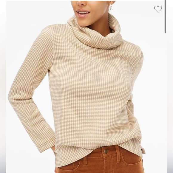 J. Crew Sweaters - J crew vintage sandstone dust Long-sleeve funnelneck pullover